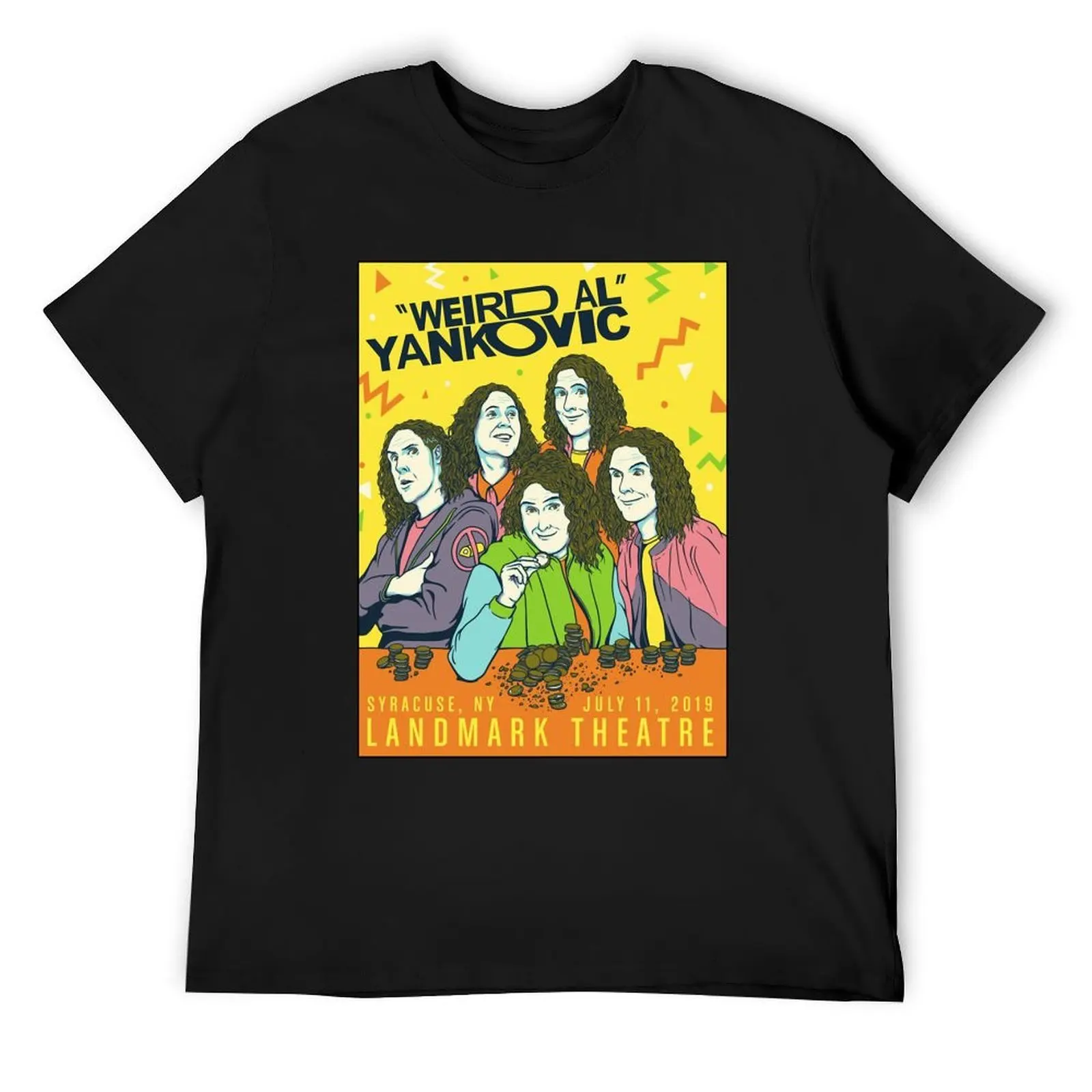 

For Men Women Weird Al Arts Yankovic Retro Vintage T-Shirt plus size tops designer shirts shirts men graphic