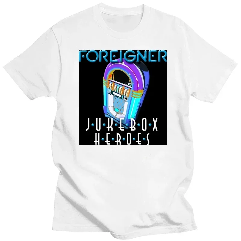 New Foreigner Jukebox Heroes 80S Rock Band Black Men'S T Shirt Size S 3Xl tour 2024