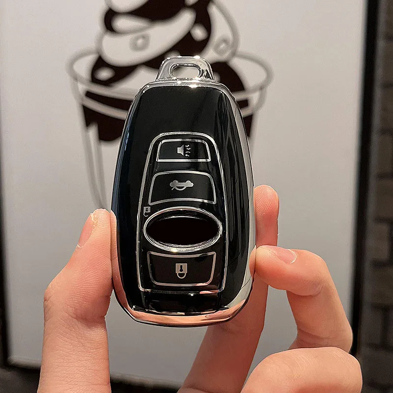 

For Subaru Ascent BRZ Crosstrek Forester Impreza Legacy Outback WRX STI TPU Car Smart Key Case Cover Protector Shell Car Key Bag
