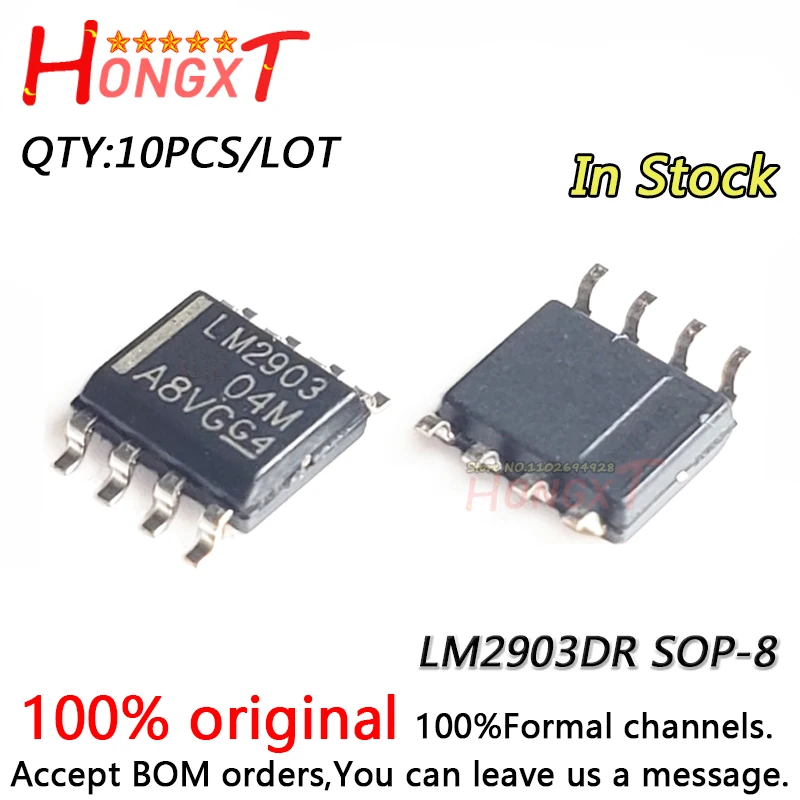 10PCS 100% NEW LM2903DR SOP-8.Chipset