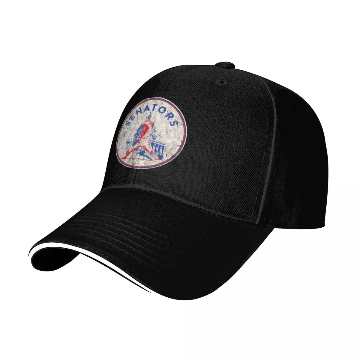 Vintage Washington Senators baseball logo Distressed version Baseball Cap Men Women Casual Summer Sport Sun Cap