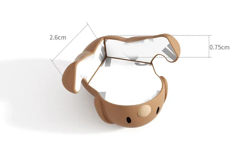 Protectores de esquinas de silicona para bebés, protectores de colisión de oso para esquinas de mesa, protección de seguridad, 2 uds.