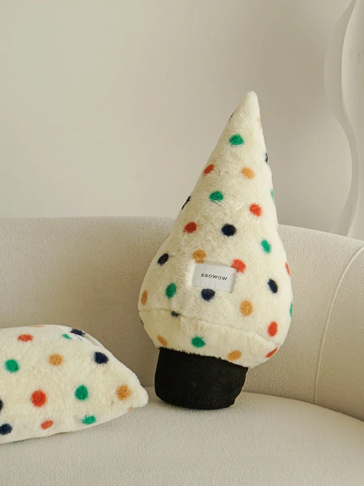 

Подушка Z Cisas Tree в форме кролика в горошек, имитация кроличьего меха, для гостиной, спальни, подарок