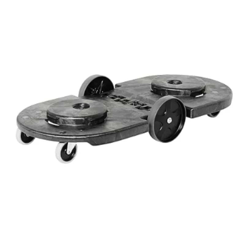 Dolly, for BRUTE Trash Can, Wheels, Black, for Restaurants/Back of House/Offices/Warehouses/Airports/Commercial Environments