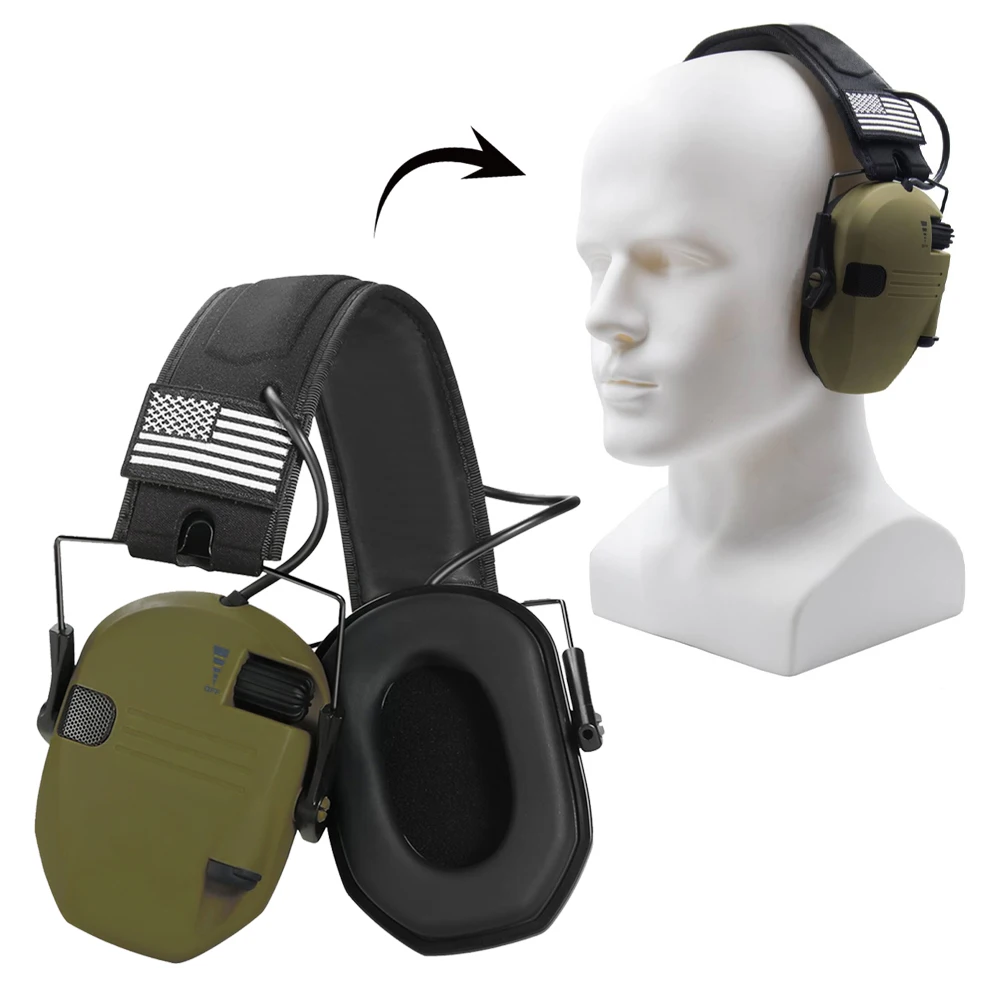 Tactical anti-noise Earmuff for Hunting shooting headphones Noise reduction Electronic Hearing Protective Ear Protection