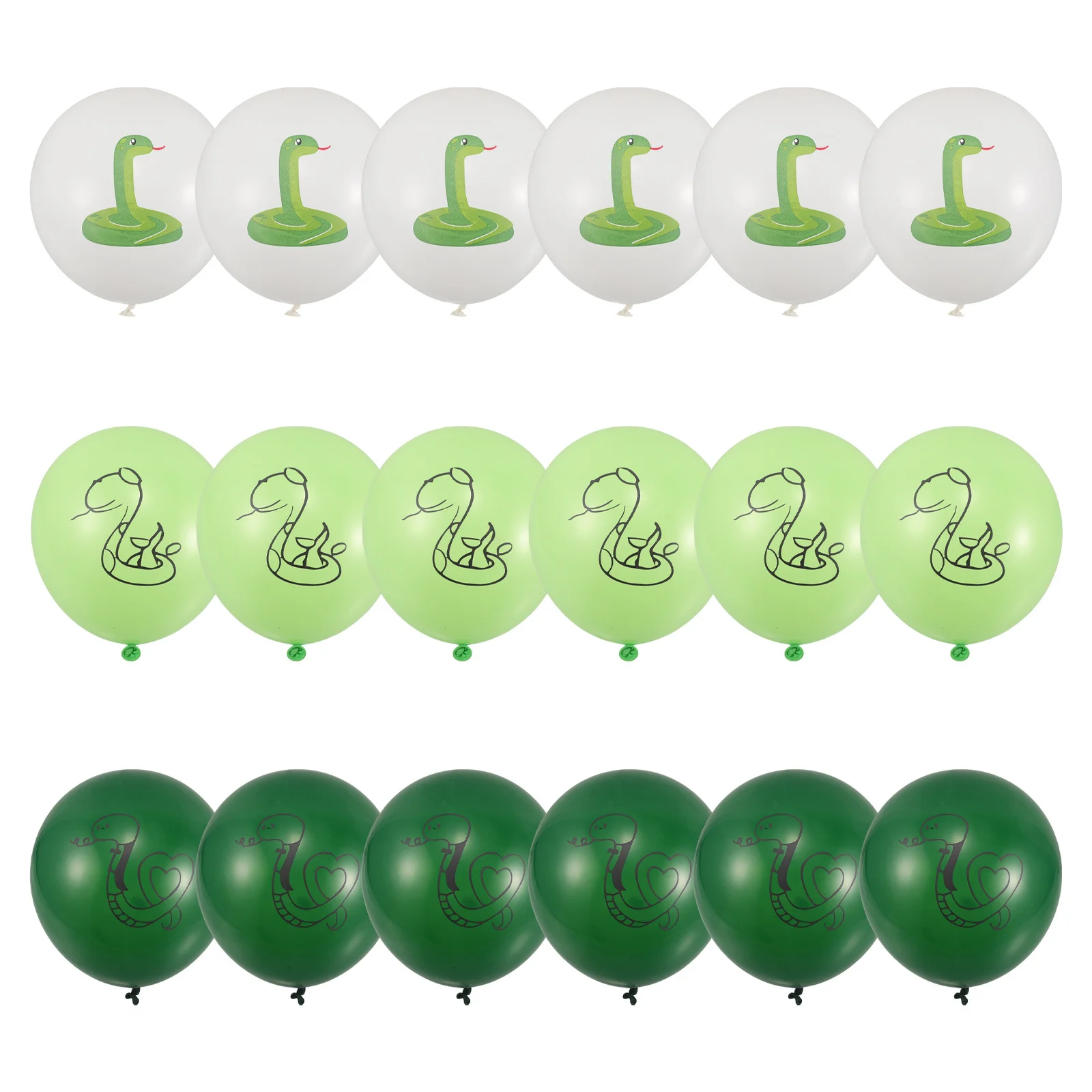 

18Pcs Snake Balloons Set Fine Crafted Snake Party Decorations for Birthday Weddings Graduations Party Supplies