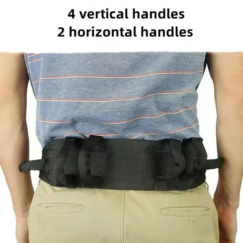 

Adjustable Patient Transfer Belt Anti-Slip Quick Release Buckle Walking Aid Assistive Device Secure Grips Comfort Fit