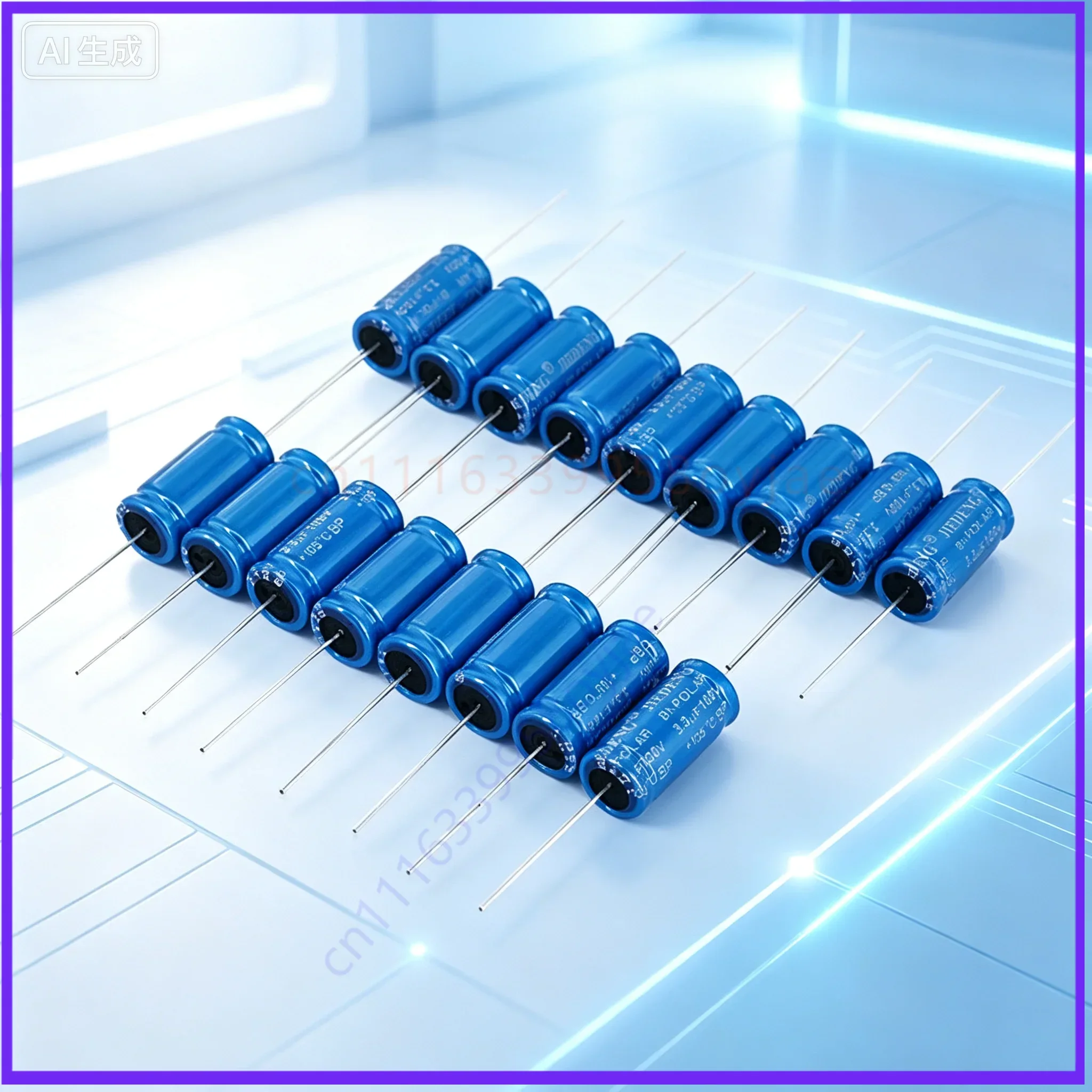 Audio Crossover Capacitor for JIEDENG,10UF 100V Non-Polar Axial Horizontal Midrange Speaker Capacitor 20pcs