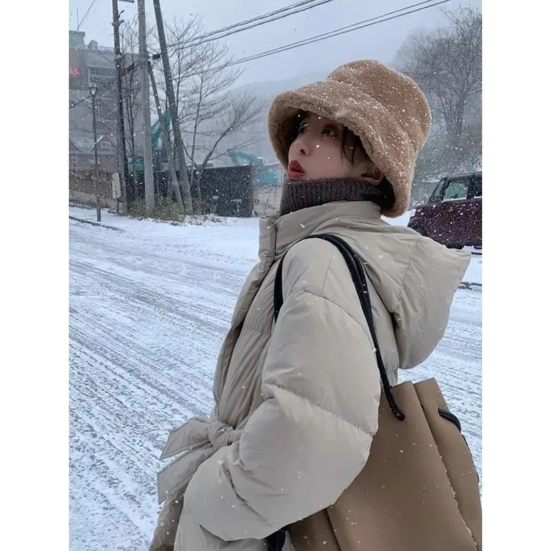 Autumn and Winter Furry Fisherman Winter Warm Fur Imitation Mink Hat Versatile Fashionable Models Bucket Hat Windproof Caps