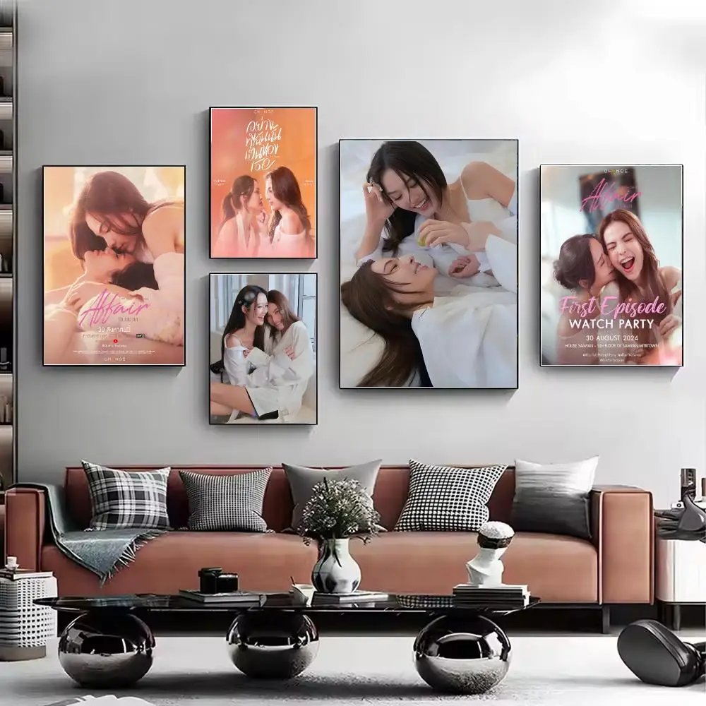 GL Romantic Dramatic Series A-Affair the Poster Stylish Wall Art for Living Room Bedroom Study Home Decor Gift