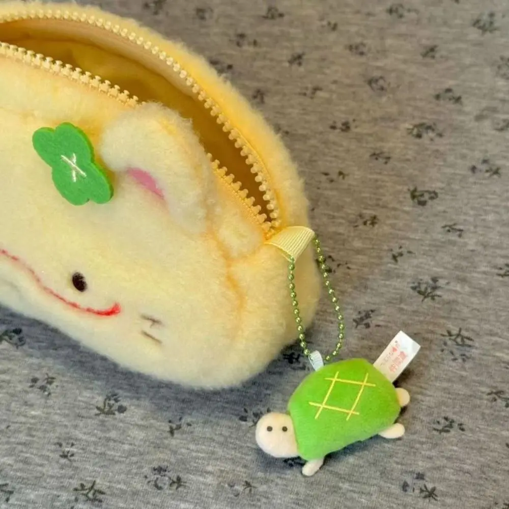 Neue Omelett Kätzchen Stift Tasche Große Kapazität Cartoon Bleistift Fall Multifunktionale Plüsch Schreibwaren Tasche Schule