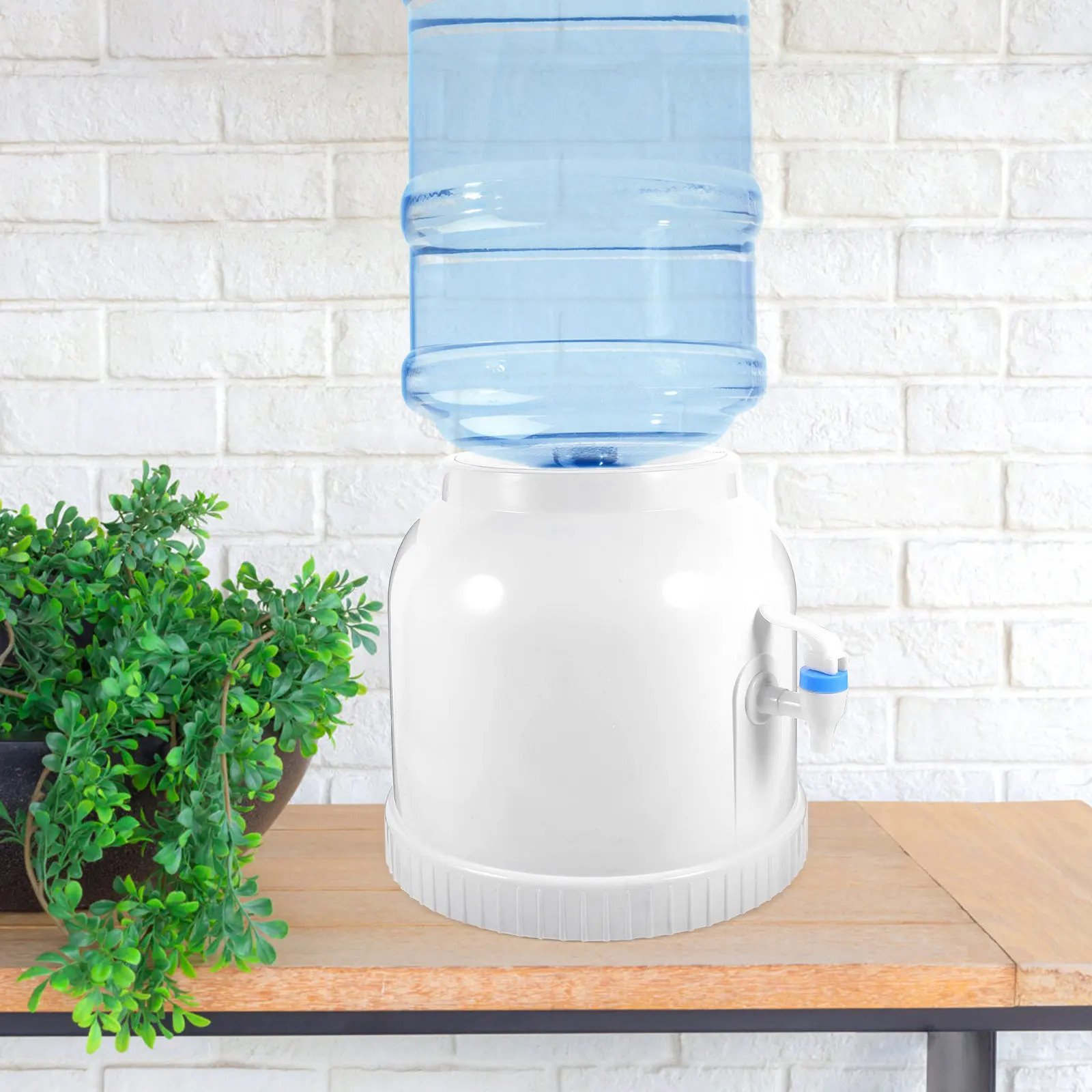 

Water Jug Holder Stand with Spout Faucet Heavy Loading Desktop Water Dispenser for 4.5L 5L Bottles Countertop Office Home Use
