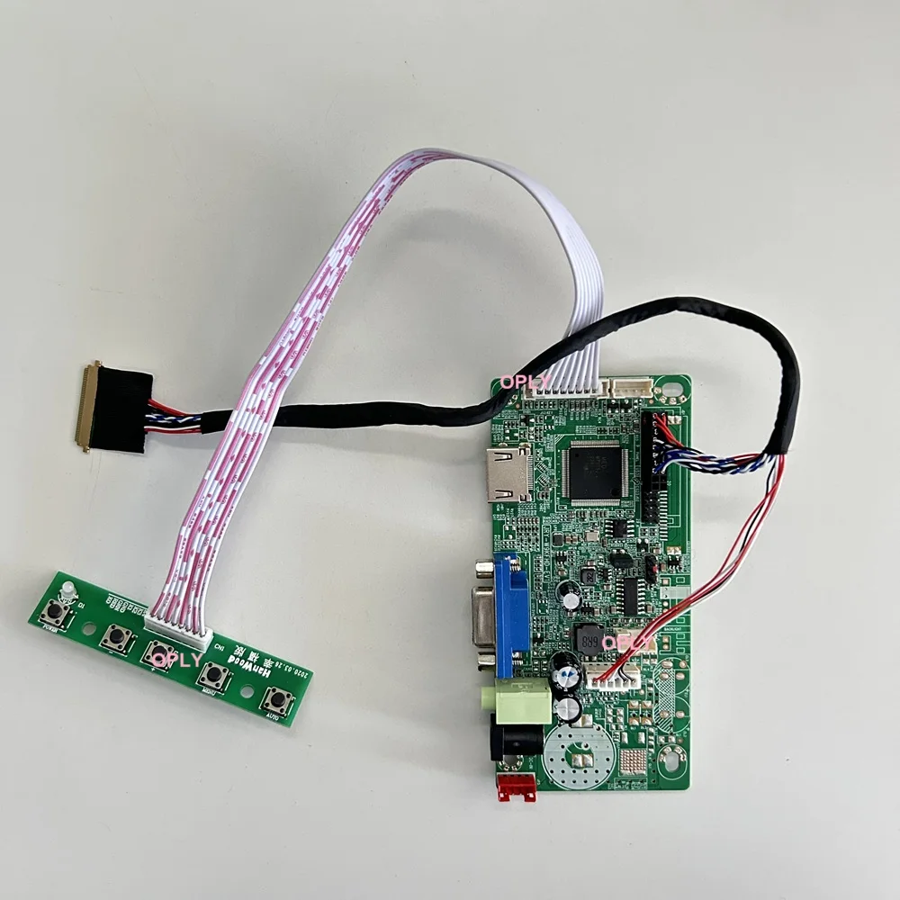 

58C Controller board HDMI-compatible VGA for B133EW07 V2 B133EW07 V0 B133EW07 V1 1280X800 13.3" LED panel Screen monitor DIY