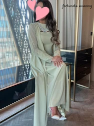 Fortunate Evening Elegant Vintage Sweet Green Crystal Beading Spring Mermaid Formal Occasion Prom Dress Evening Party Gowns