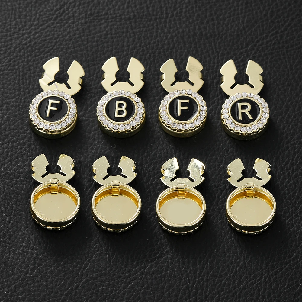 2 قطعة/المجموعة الأولي كابيتال تصميم غطاء أزرار المشبك كريستال أزرار أكمام للرجال قميص دعوى مجوهرات رسالة ABCDEFGHIJKMNOQRSU #3