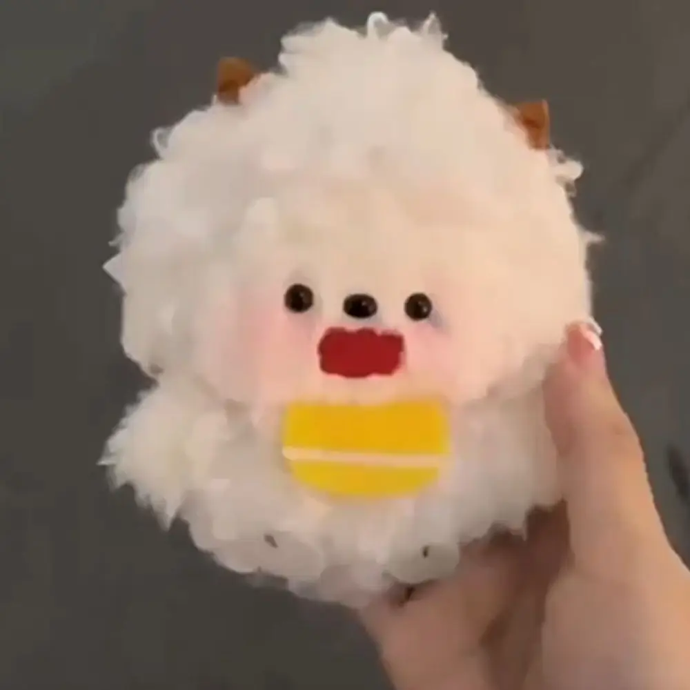 Paddi Squeeze Squeak Portachiavi in peluche Confezione di materiali fatti a mano Squeak Portachiavi per bambole in peluche Giocattoli per bambole fai da te Ciondolo di pecora di peluche