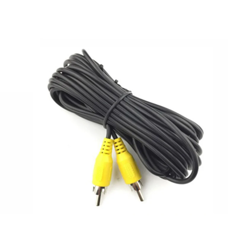 6 أمتار RCA كابل الفيديو لسيارة كاميرا الرؤية الخلفية AV تمديد سلك تسخير مع ADC محول كابل الطاقة للكاميرا الاحتياطية