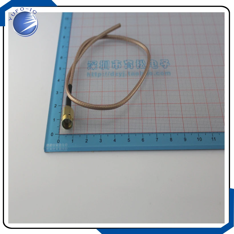 2PCS/LOT  Single head SMA connecting  cable wire  length 30cm internal screw needle   s