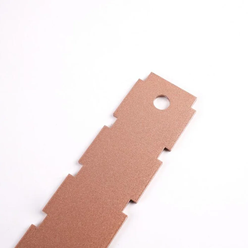 

Luthier Metal Measuring Ruler Finger Board Electric Guitar Maintenance Kit Bass Fingerboard Golden