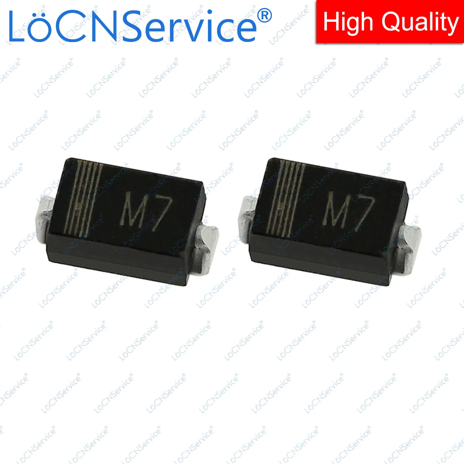 LoCNService 2000PCS M1 M4 M7 1N4001 1N4004 1N4007 SMA DO-214AC Chinese High Quality
