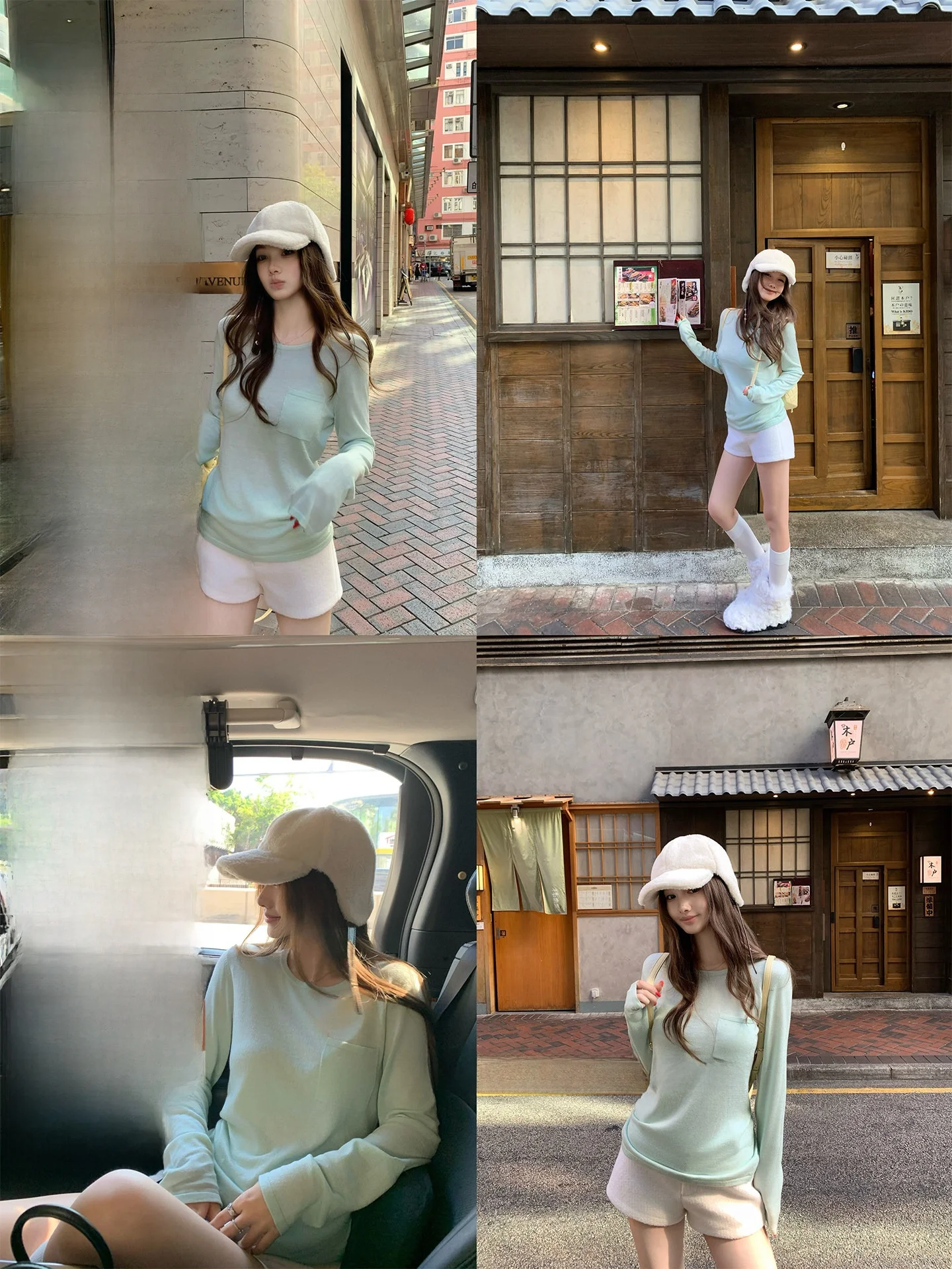 

Chestnut Cocoa Natural Paper Handmade N-Piece High-Quality Soft Wool Pocket T-Shirt Women Casual Style Polyester Fiber