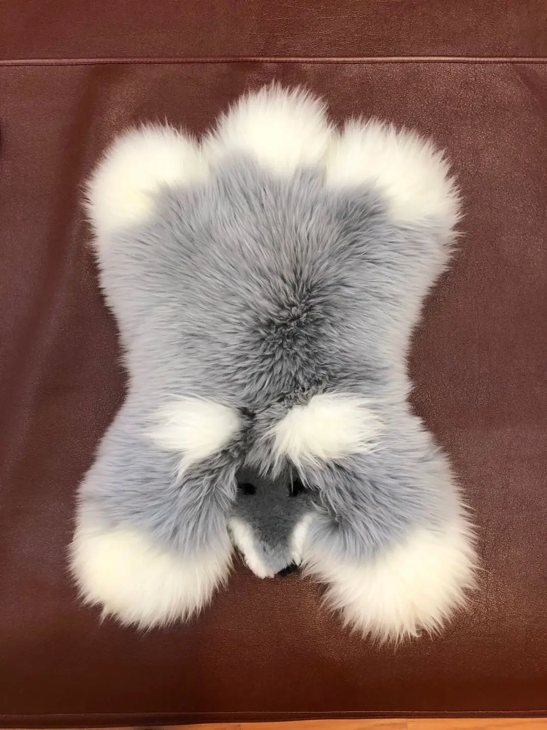 

Sheepskin cushion Foot pads Cartoon fashion Genuine leather Warm