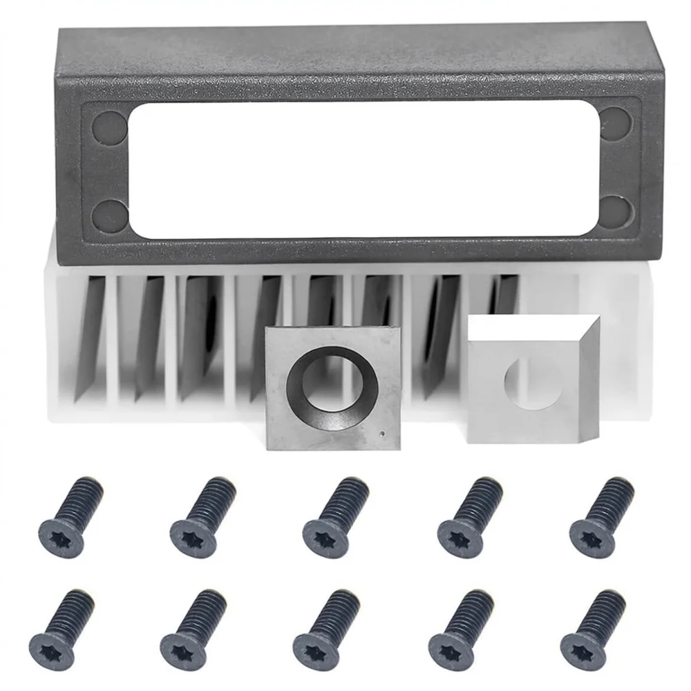 For LOFETOOL Solid Carbide Insert Cutter For Woodworking Planer Thicknesser Wood Milling Blades 14.3x14.3x2mm Accessories