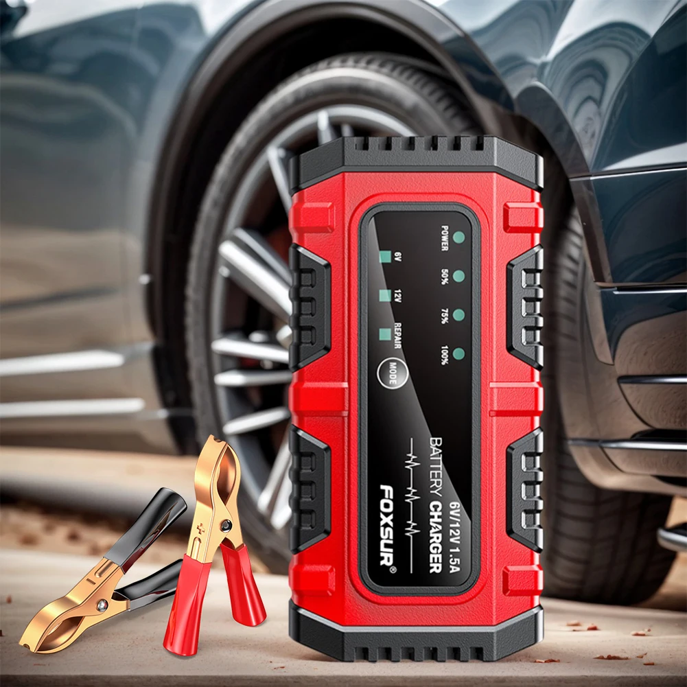 6V 12V 1.5A Car Bat…