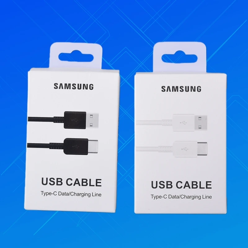 Original SAMSUNG USB Type Cable 1.2M 15W 25W Fast Charging Data Line Transmission for Galaxy S8 S9 S10 S22 S23 S24 FE S25 Ultra