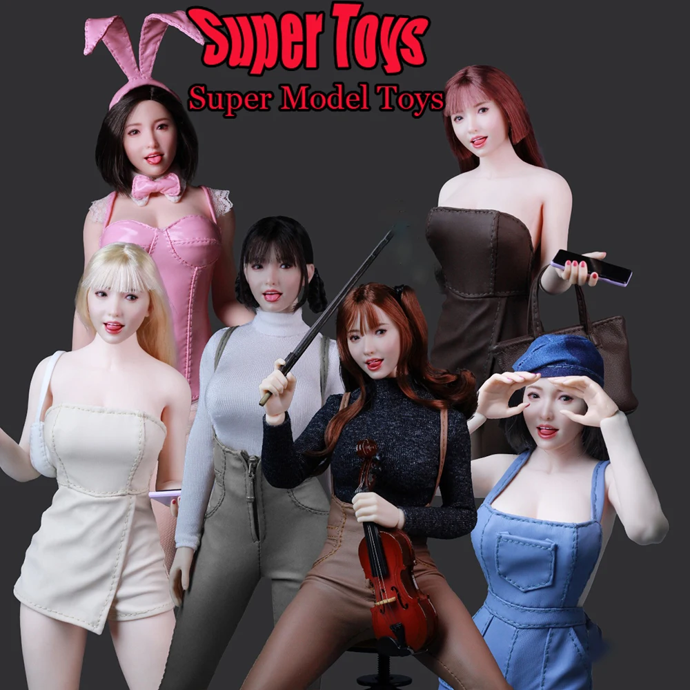 

Z6TOYS ZC017 1/6 масштаб Женская голова солдата Sculpt Xiao Ai Mobile Eyes Asian Beauty Head Carving Fit 12-дюймовая экшн-фигурка куклы