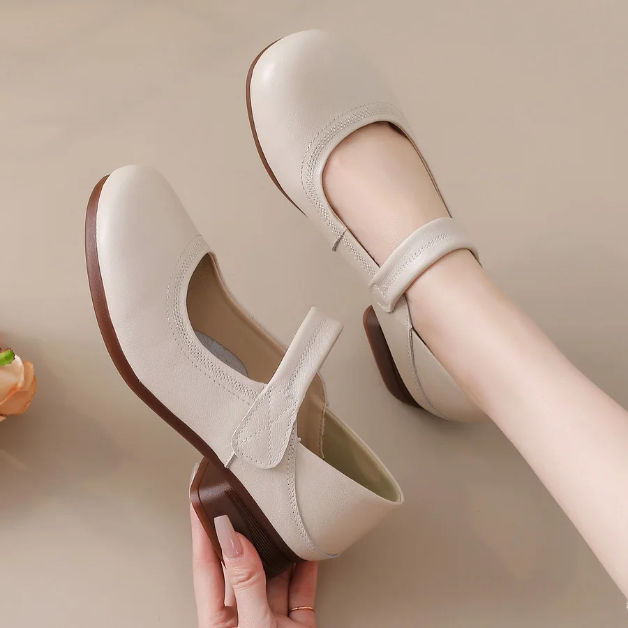 

New solid office mary jane heels shoes for women ladies summer low heel pumps simple shoes woman graceful pumps timeless heels