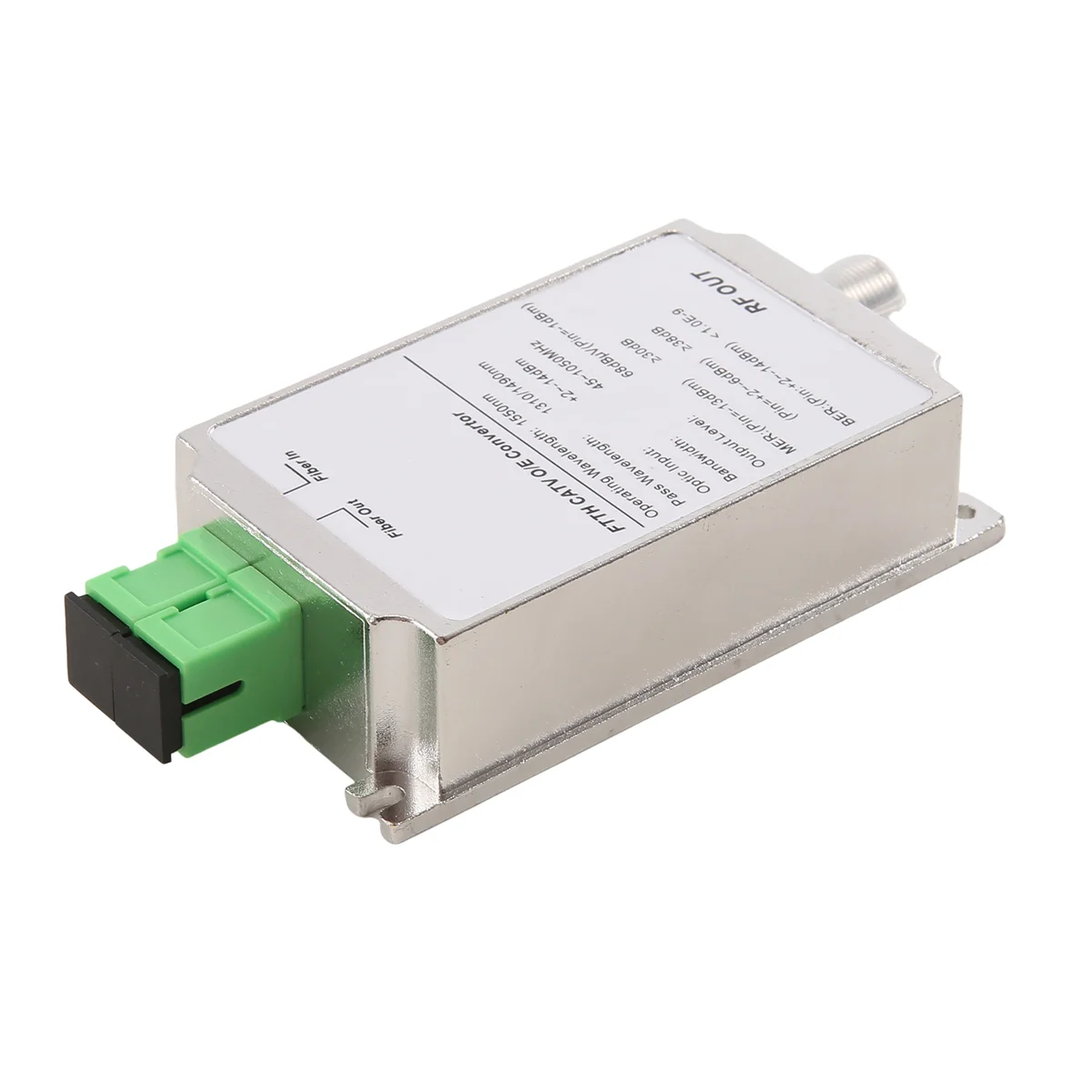 

Mini CATV FTTH Receiver Fiber Optical WDM Node RF Converter Triplexer Minimode Indoor AGC 1310nm/1550nm Without Power