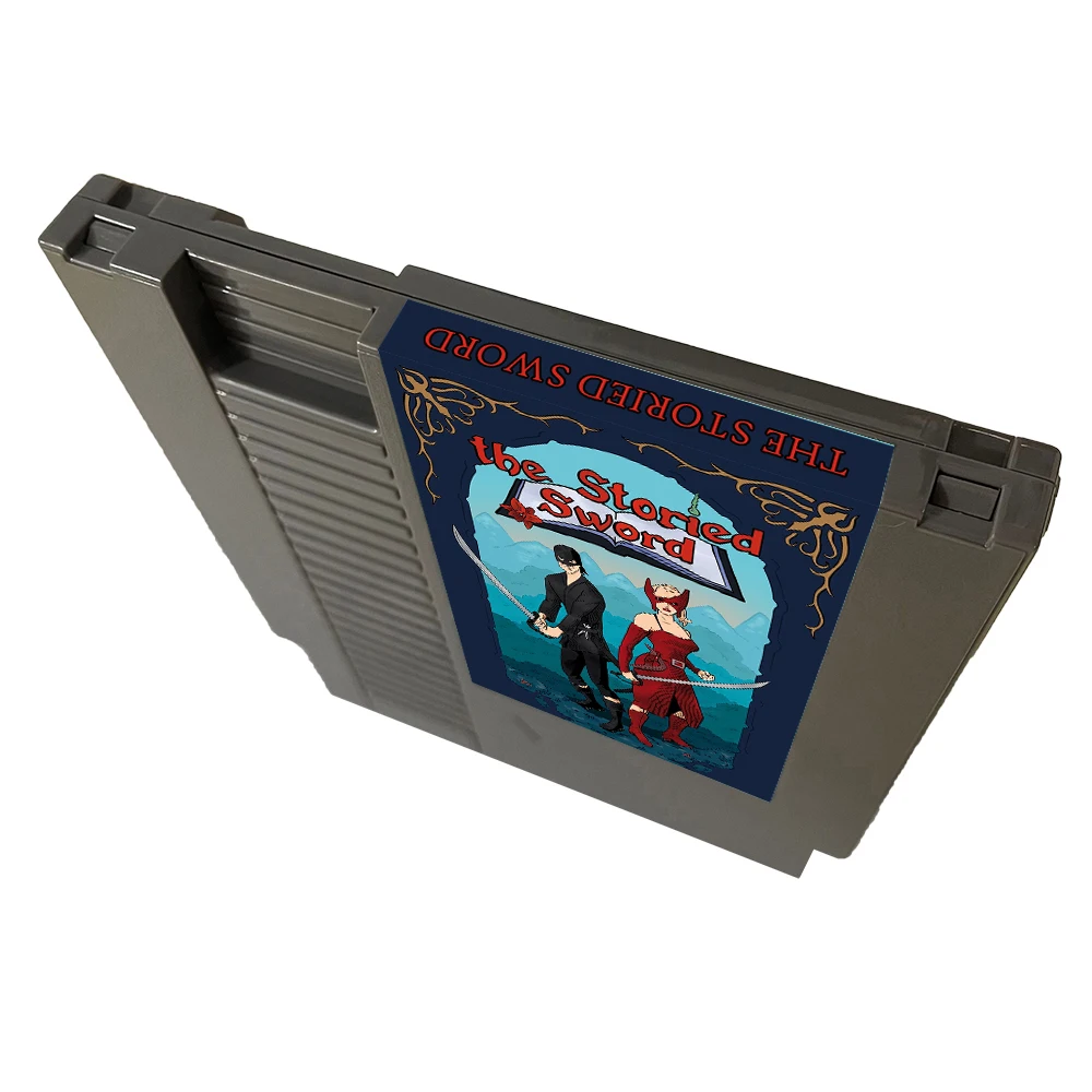 The Storied Sword - خرطوشة ألعاب NES جديدة تمامًا إصدار NTSC/PAL 8 بت 72 Pin بطاقة ألعاب الفيديو لوحدة تحكم ألعاب NES الأصلية