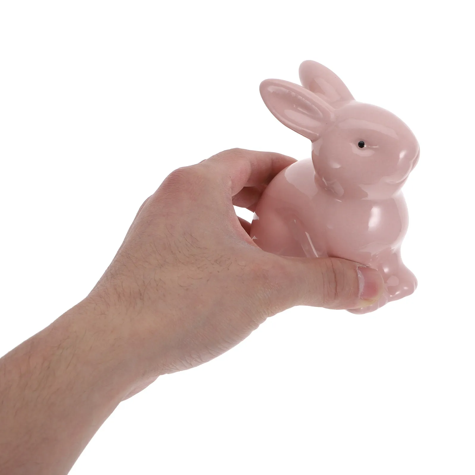 

Ceramic Toilet Bolt Cover Decorative Bunny Shaped Screw Cap Bathroom Floor Bolt Protector Easy Install Toilet Decor Cap