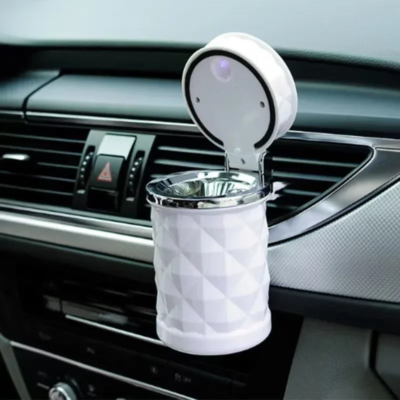 Car mounted ashtray multifunctional automotive supplies vehicle new model with lid suspended interior decoration