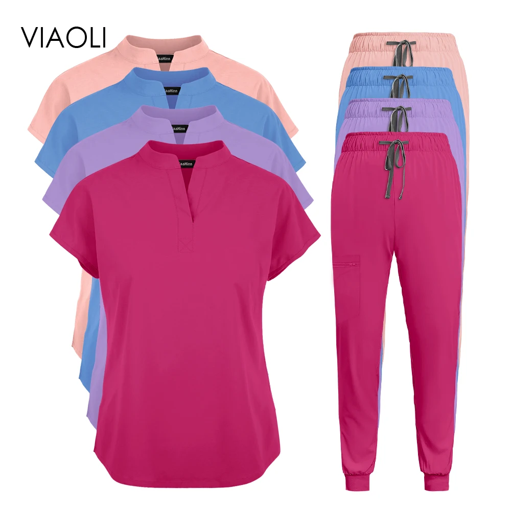 Vêtements chirurgicaux d'hôpital, uniformes médicaux pour femmes, ensemble de gommages cliniques de dentisterie, accessoires de médecin et d'infirmière, ensemble de vêtements de travail de Spa de beauté