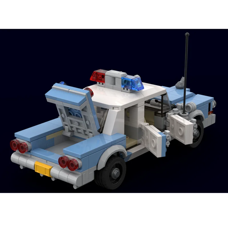 Blocchi da Costruzione Auto Urbana, Modello Veicolo della Polizia di Gotham City, Mattoncini Tecnologici, Giocattolo da Assemblare Fai-da-Te, Regalo per le Festività