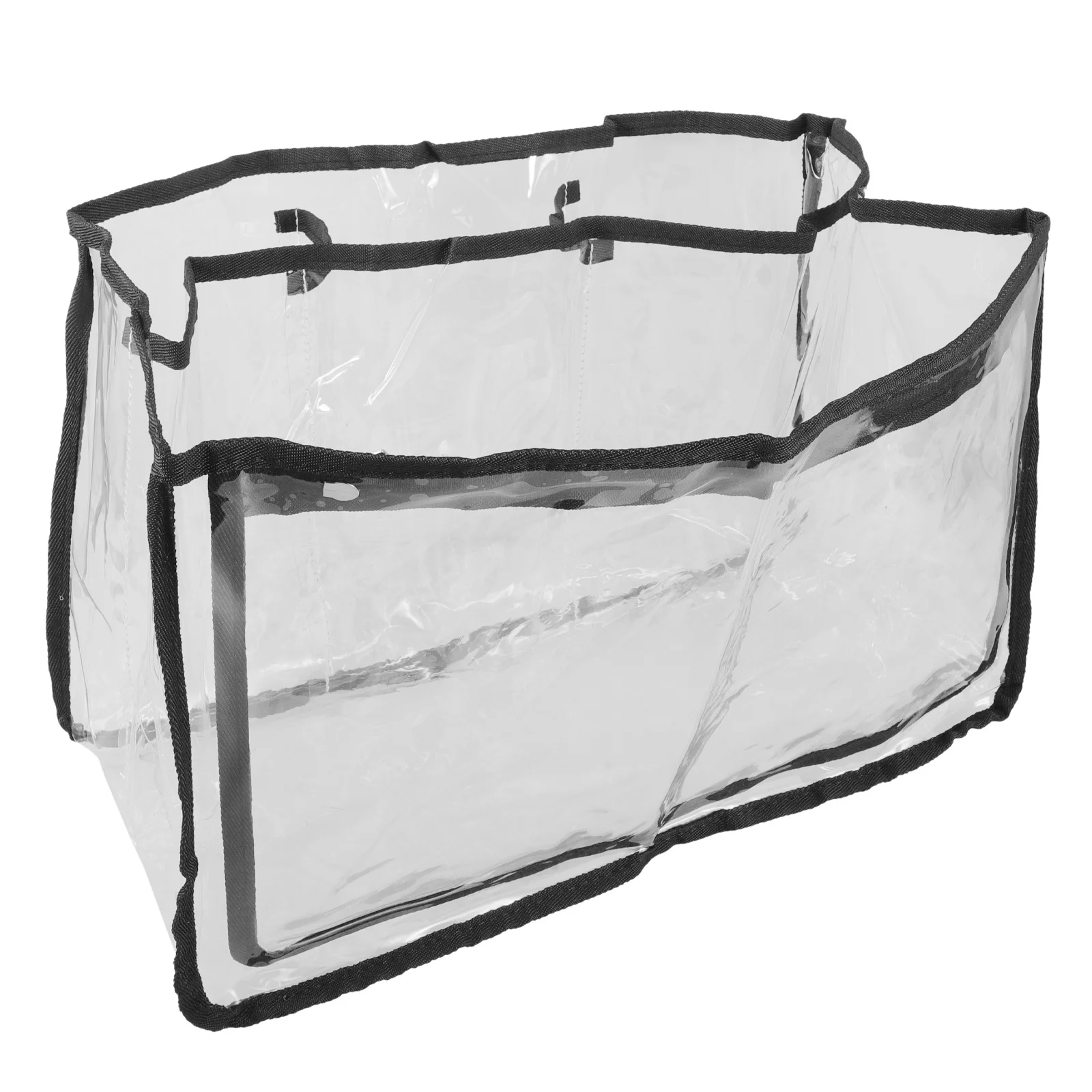 Clear Beach Tote Bag Large Capacity Transparent Portable Durable Storage Pouch Suitable for Travel Outdoor Clear Beach Bag