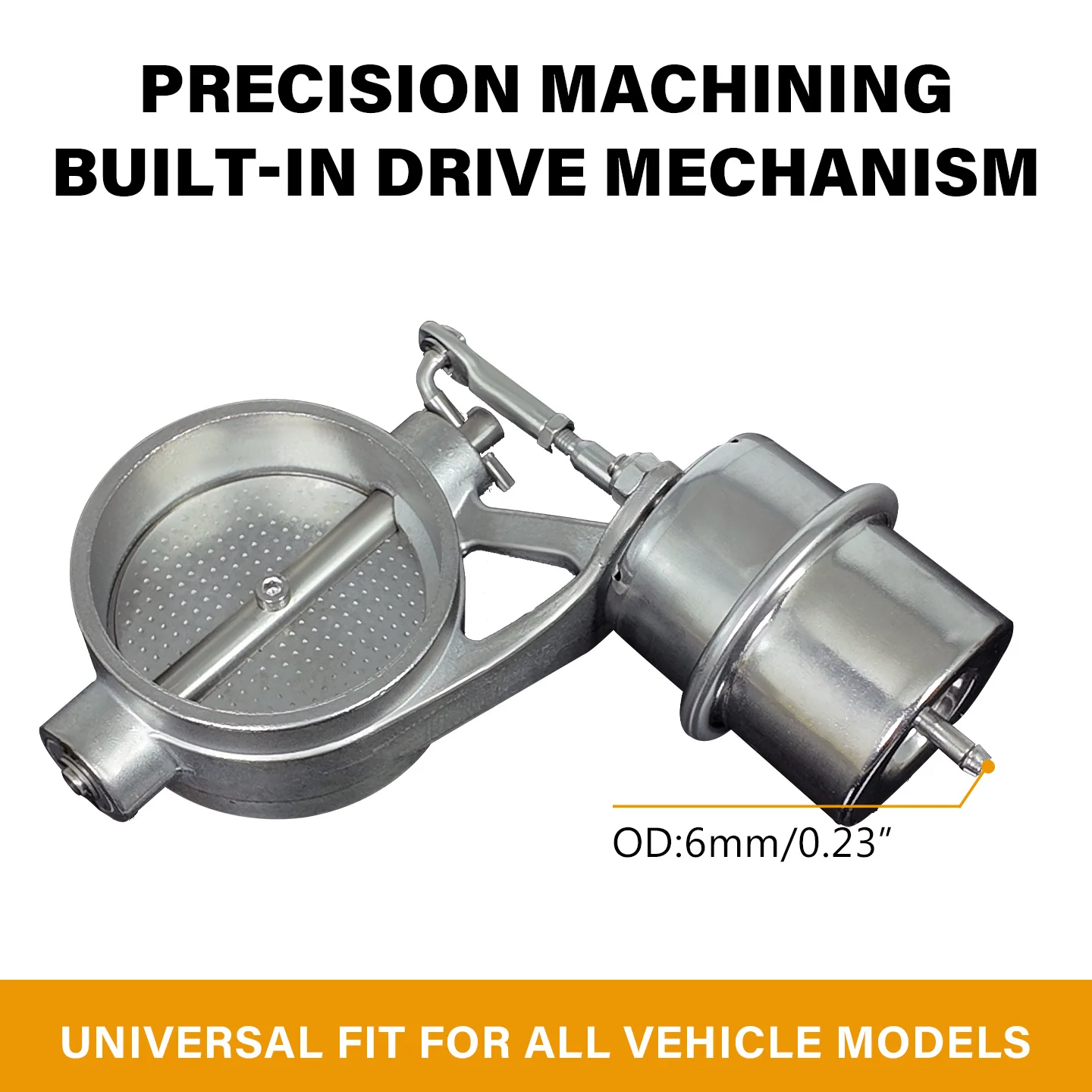 Modification of car exhaust pipe with stainless steel pneumatic valves in both open and closed styles