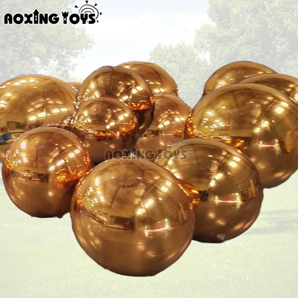 Giant Inflatable Mirror Ball 50-300cm Silvery Christmas Disco Wedding Party Event Decoration Advertising