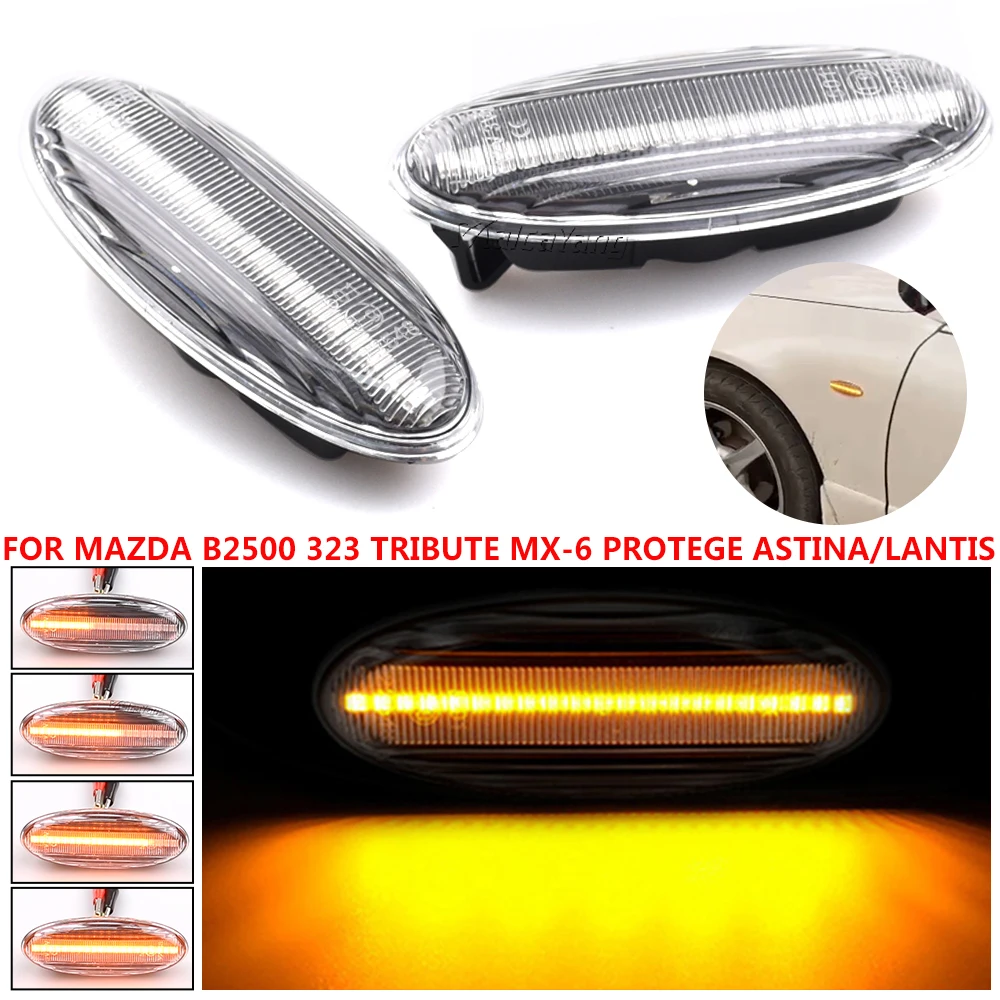 1 Paar Seitenblinkerleuchten für MAZDA 323 626 MPV Premacy Protege MX-6 Tribute OEM B01W-51-120 – Detail 10