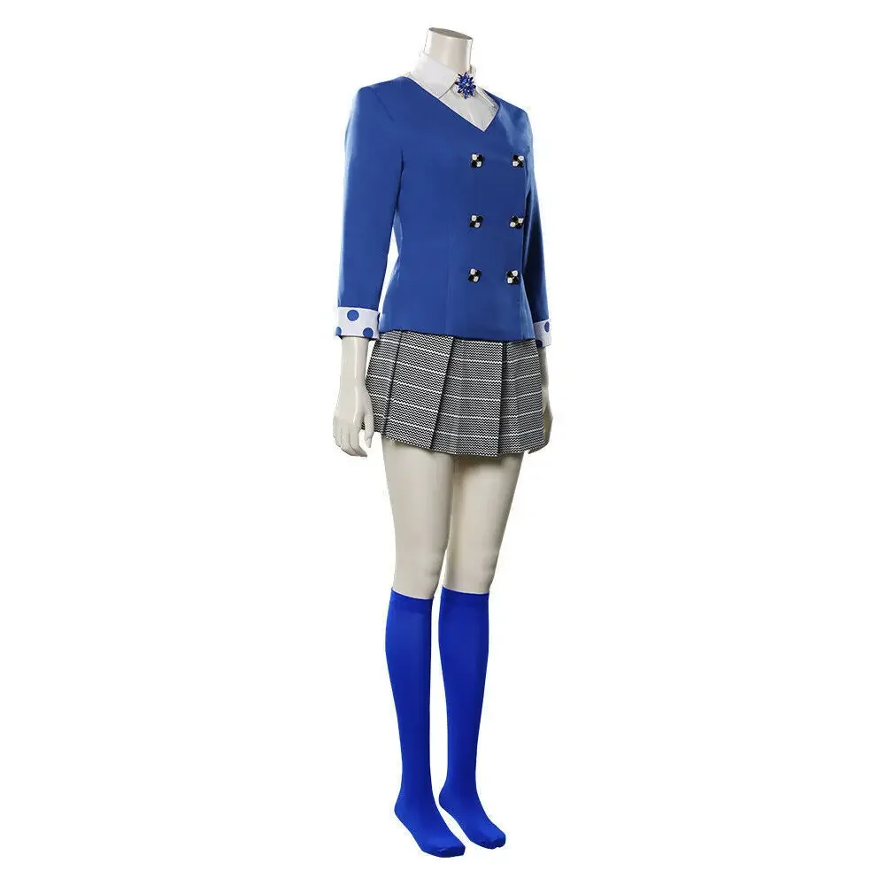 Movie Heathers oliver saber Costume Cosplay Adult Women Girls Stage Skirt Suit Halloween Uniform Outfit Performance