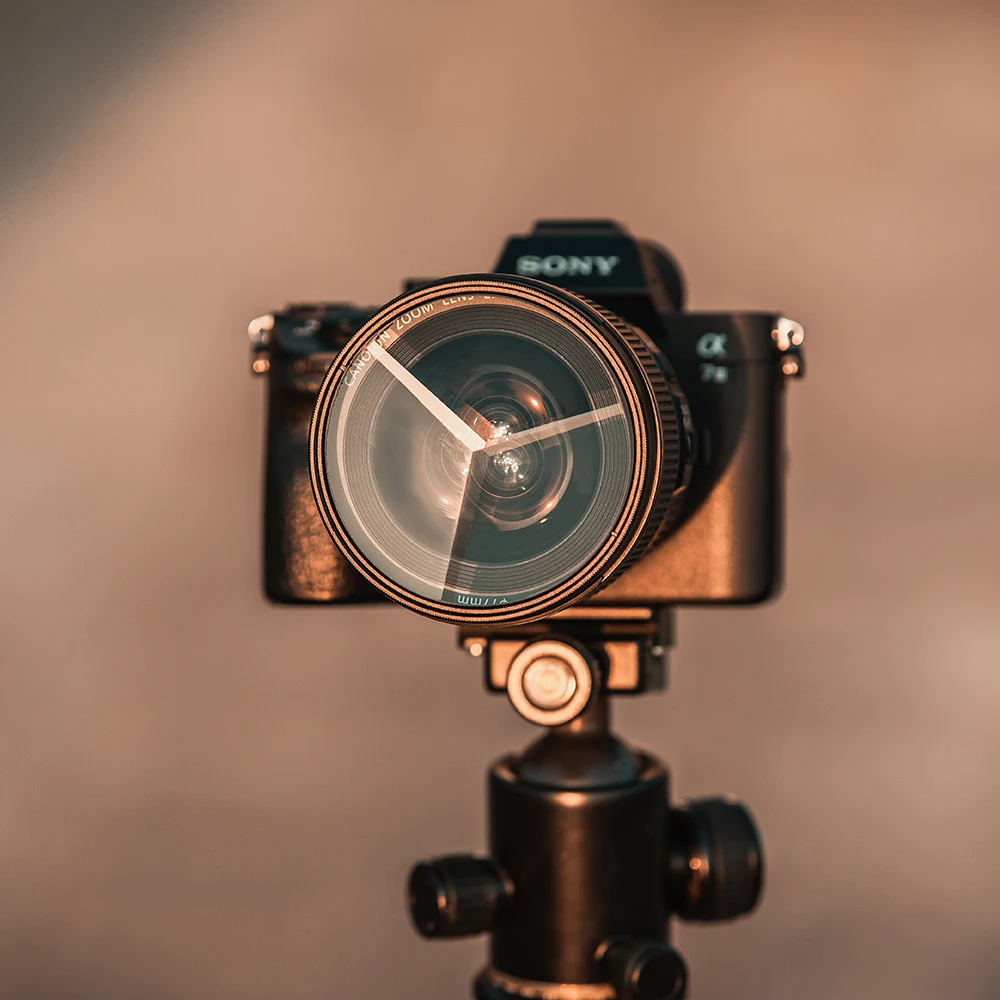 Kaléidoscope à filtre pour appareil photo à 3 prismes, accessoires de photographie à effets spéciaux, prisme d'objectif DSLR pour Sony IL Nikon