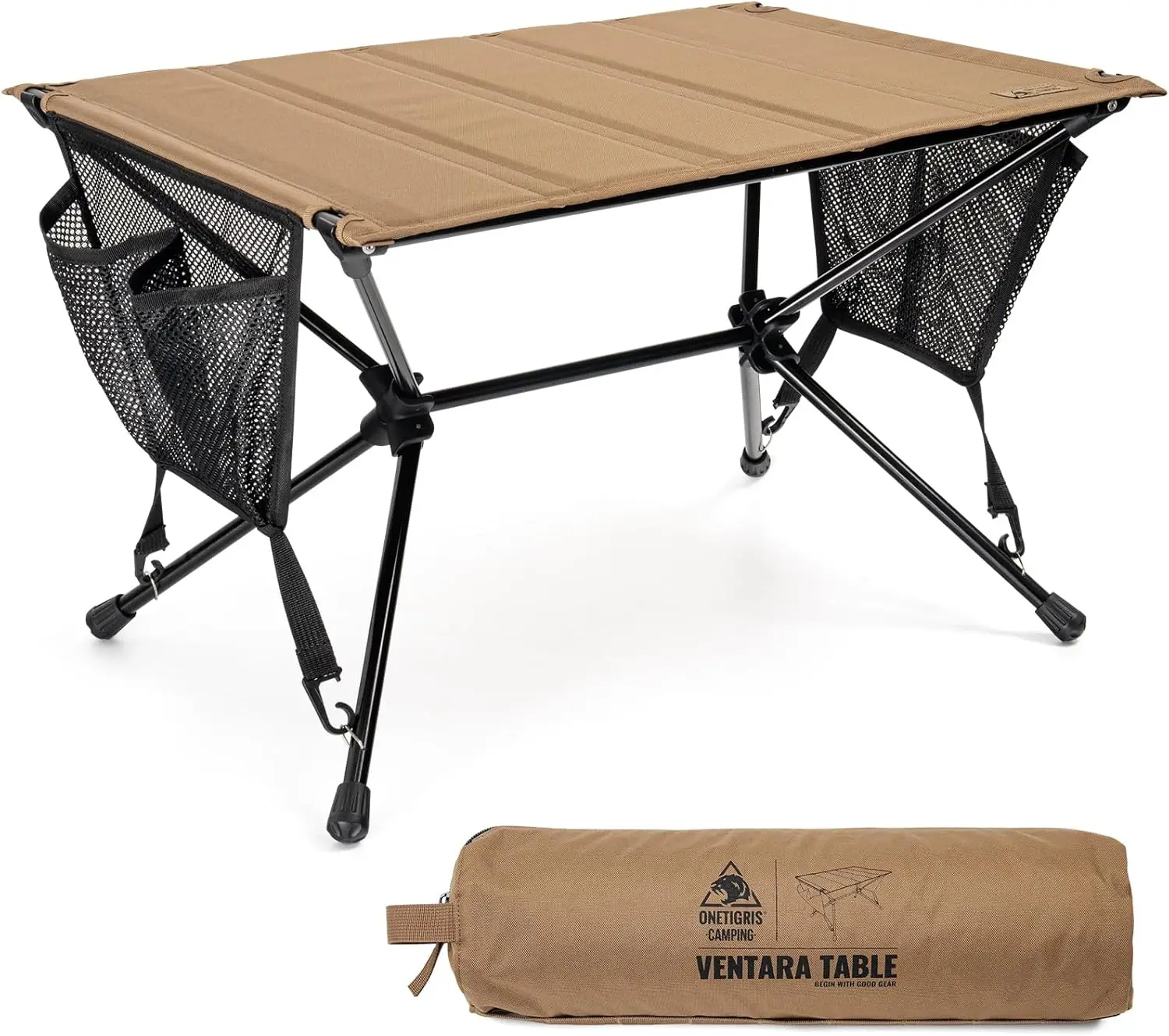 

Стол для кемпинга ONETIGRIS VENTARA, сверхлегкий складной стол, прочный и быстрый в сборке, весит всего 2,4 фунта, идеально подходит для кемпинга, походов.