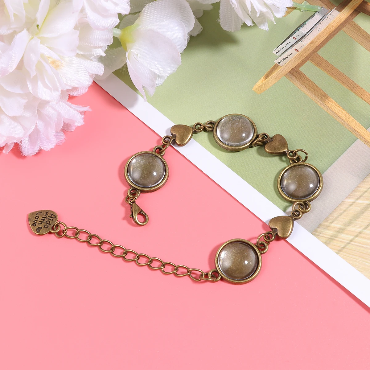

DIY Bracelet Accessories Retro Alloy Charm Set for Jewelry Making Projects Adjustable Pendants charms jewelry cork base