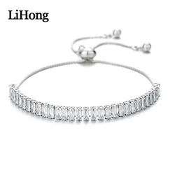 925 Sterling Silver Bracelet Butterfly Pendant Zircon Crystal Adjustable Bracelet for women Jewelry
