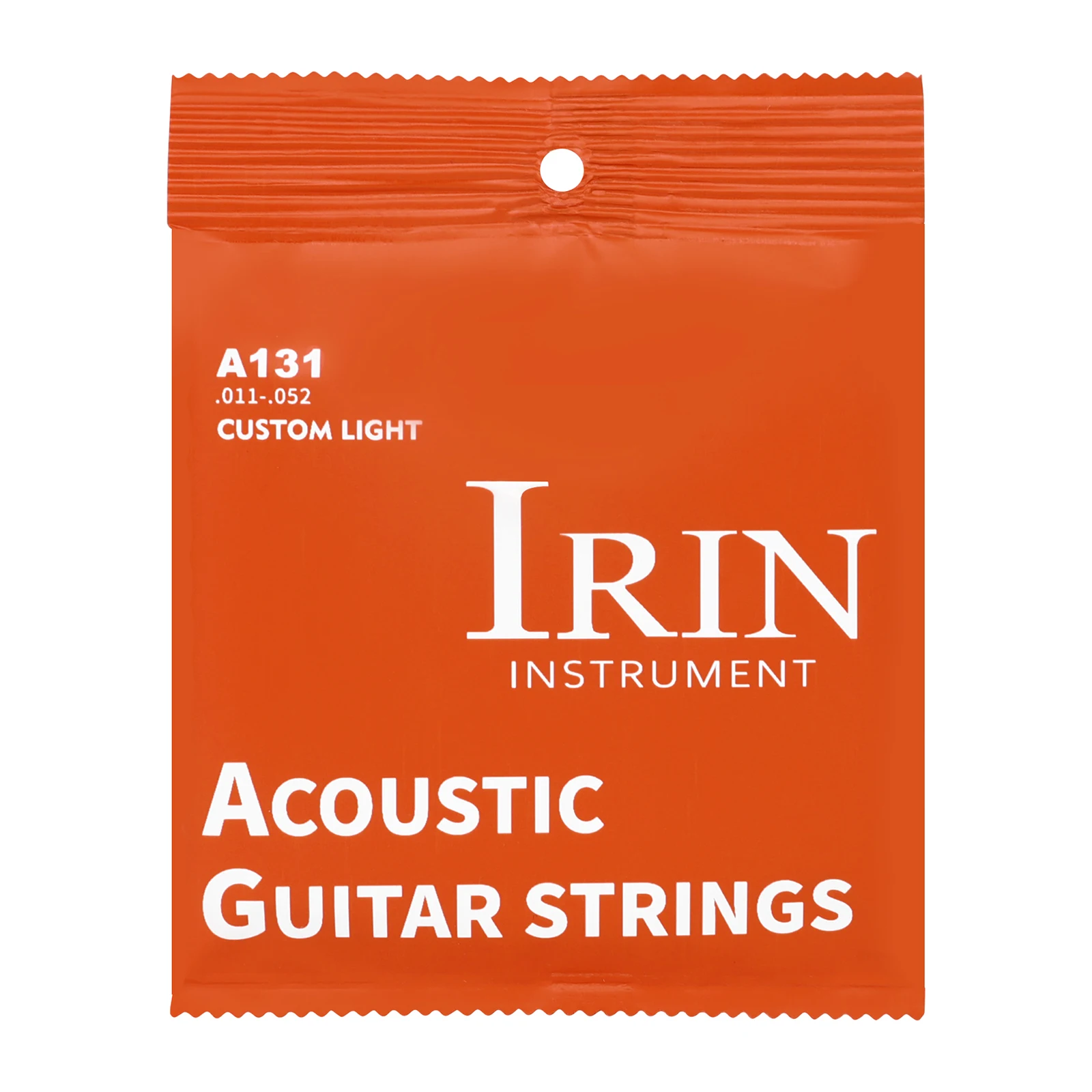 IRIN-Cordes JES acoustiques A131, alliage à haute teneur en carbone, revêtement antirouille, fil de cuivre rouge, accessoires