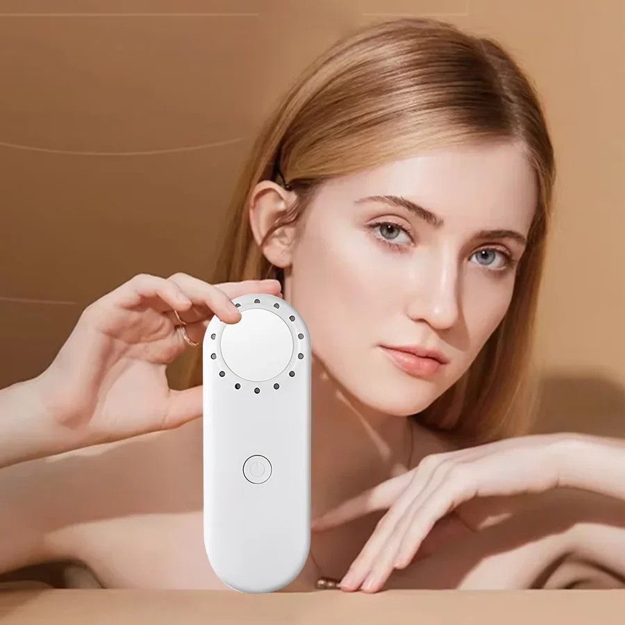 Cool and Hot Vibration Ionic Essence Infusion Face Beauty Device 3 Color Home Use Handheld Care Tool fast shipping