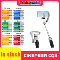 ZHIYUN Official CINEPEER CQ5 3-Axis Phone Gimbal equipped with AI Face Tracking and Fill Light for iPhone 16 Android Smartphone
