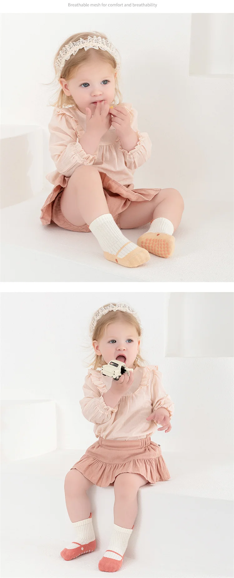 3 Paare/los kinder Socken Für Mädchen Jungen Baumwolle Weiche Kleinkind Boden Hause Socken Für Baby Elegante Mode Kinder Socke anti-slip Neue – Detail 3